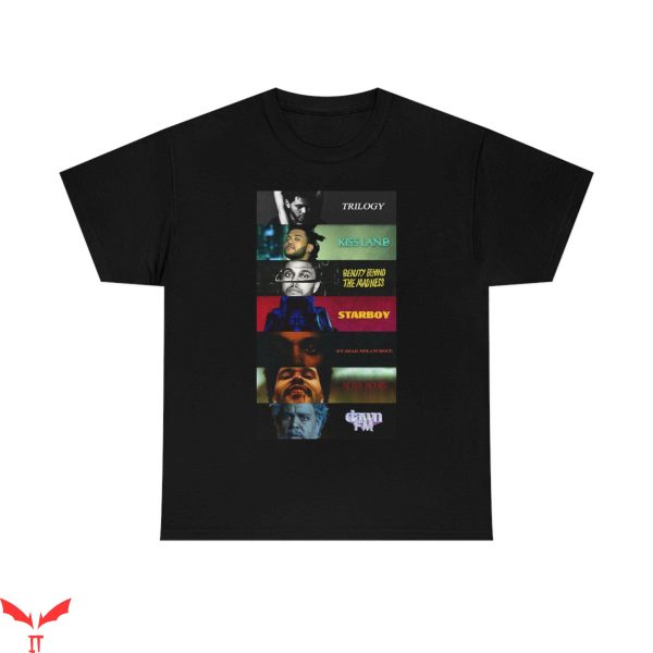 The Weeknd Trilogy T-Shirt Album Canadian Singer Music