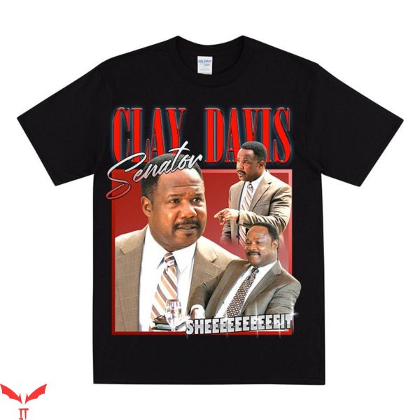 The Wire T-Shirt Clay Davis Homage For Fans Of The Wire