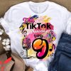 Tiktok Birthday T-Shirt 9th Birthday Princess Party Tee