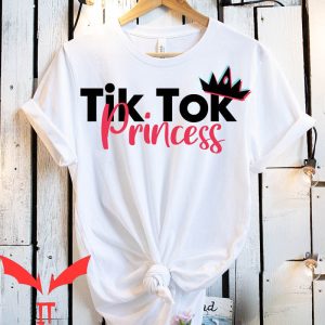 Tiktok Birthday T-Shirt Tik Tok Princess Logo Birthday