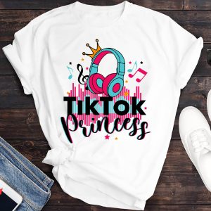 Tiktok Birthday T-Shirt Tik Tok Princess Party Birthday