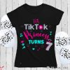 Tiktok Birthday T-Shirt Tiktoker Princess 7th Birthday