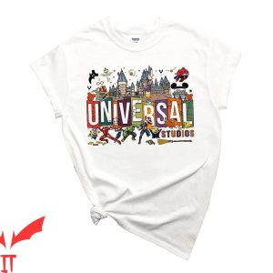Universal Studios Couple T-Shirt Trip Vintage Family Disney