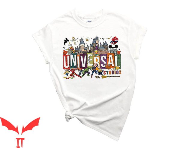 Universal Studios Couple T-Shirt Trip Vintage Family Disney