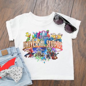 Universal Studios Family T-Shirt Family Vacation Bleached