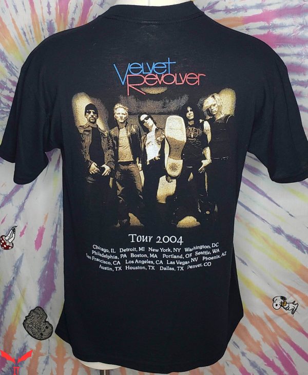 Velvet Revolver T-Shirt Velvet Revolver Vintage Contraband