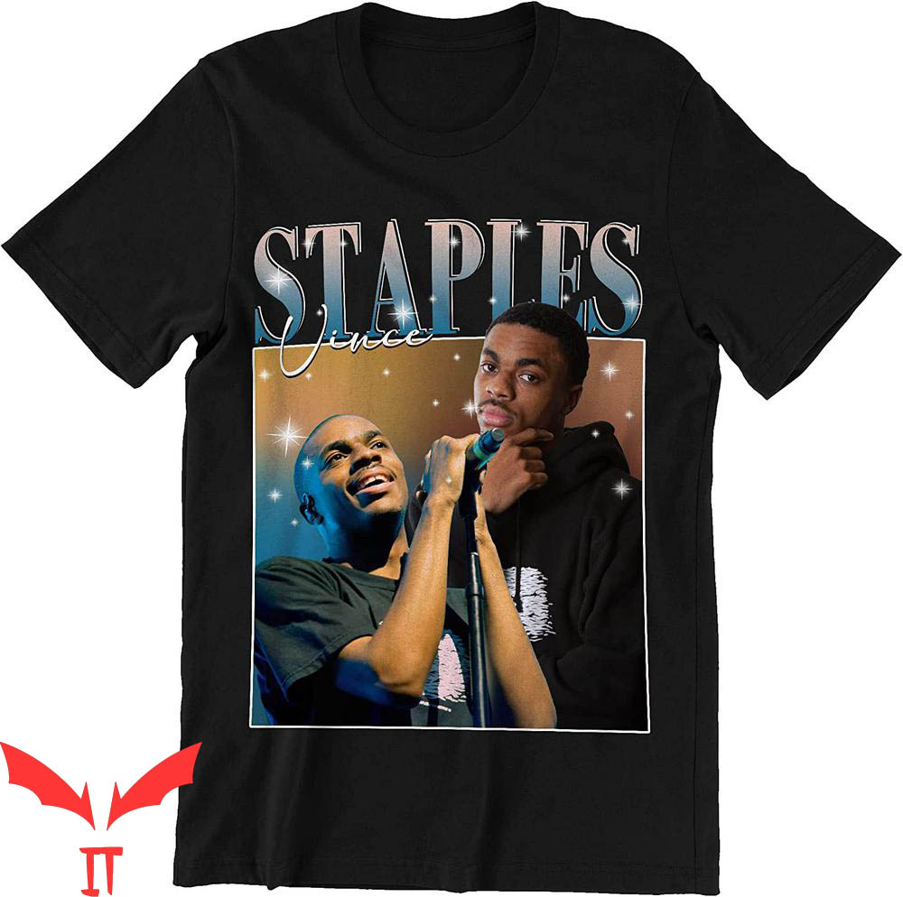Hele tiden gnier jøde Vince Staples T-Shirt Vintage 90s Rapper Hip Hop Tee