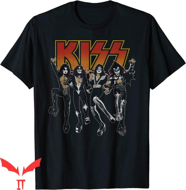 Vintage KISS T-Shirt Destroyer Cartoon Heavy Metal Music Tee