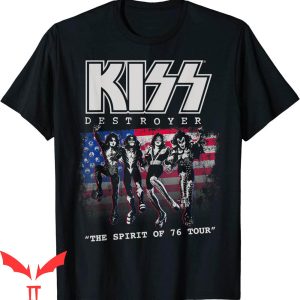 Vintage KISS T-Shirt Destroyer The Spirit Of '76 Heavy Metal