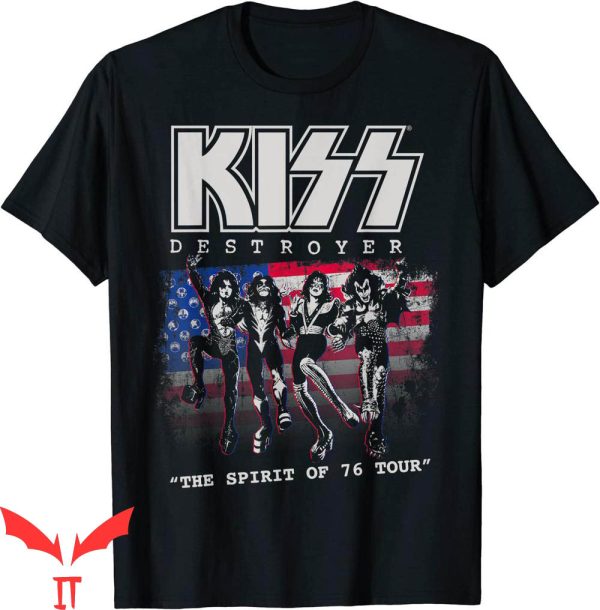 Vintage KISS T-Shirt Destroyer The Spirit Of ’76 Heavy Metal