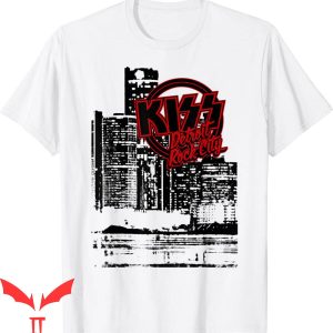 Vintage KISS T-Shirt Detroit Rock City Landscape Tee