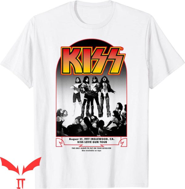 Vintage KISS T-Shirt Inglewood 1977 Heavy Metal Music Tee