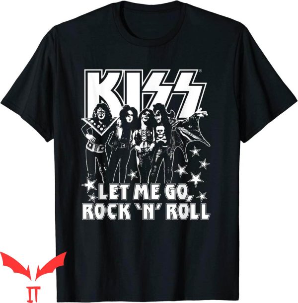 Vintage KISS T-Shirt Let Me Go Heavy Metal Music Tee