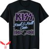 Vintage KISS T-Shirt Neon Rock And Roll Heavy Metal Music