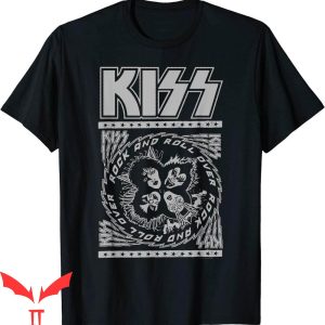Vintage KISS T-Shirt Rock And Roll Over Heavy Metal Band
