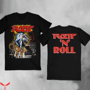 Vintage RATT T-Shirt RATT N Roll Big Rat On The DJ Table Tee