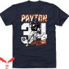 Walter Payton T-Shirt Rush American Football Player Tee