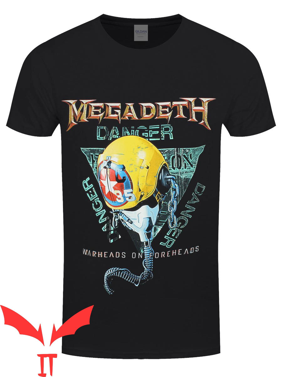 Warheads On Foreheads T-Shirt Megadeth Danger Military Warheads On Foreheads T-Shirt Megadeth Danger Military