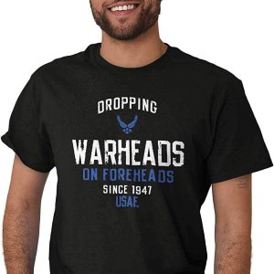 Warheads On Foreheads T-Shirt Military Trendy Cool Tee