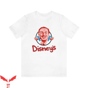 Wendy's T-Shirt Disney Wendy's Funny Walt Logo Tee Shirt