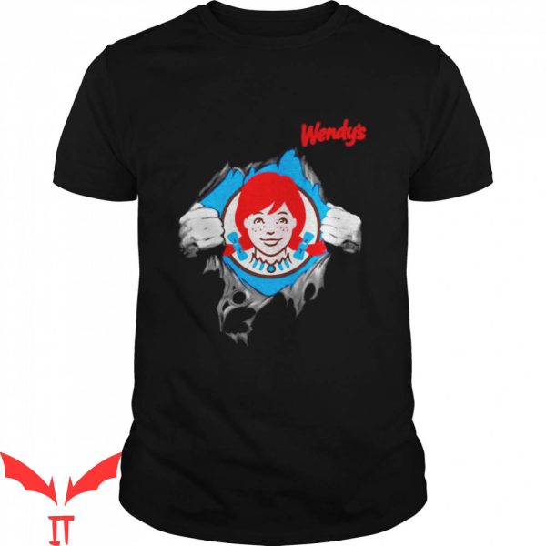 Wendy’s T-Shirt Inside Me Wendy’s Smiley Face Tee Shirt