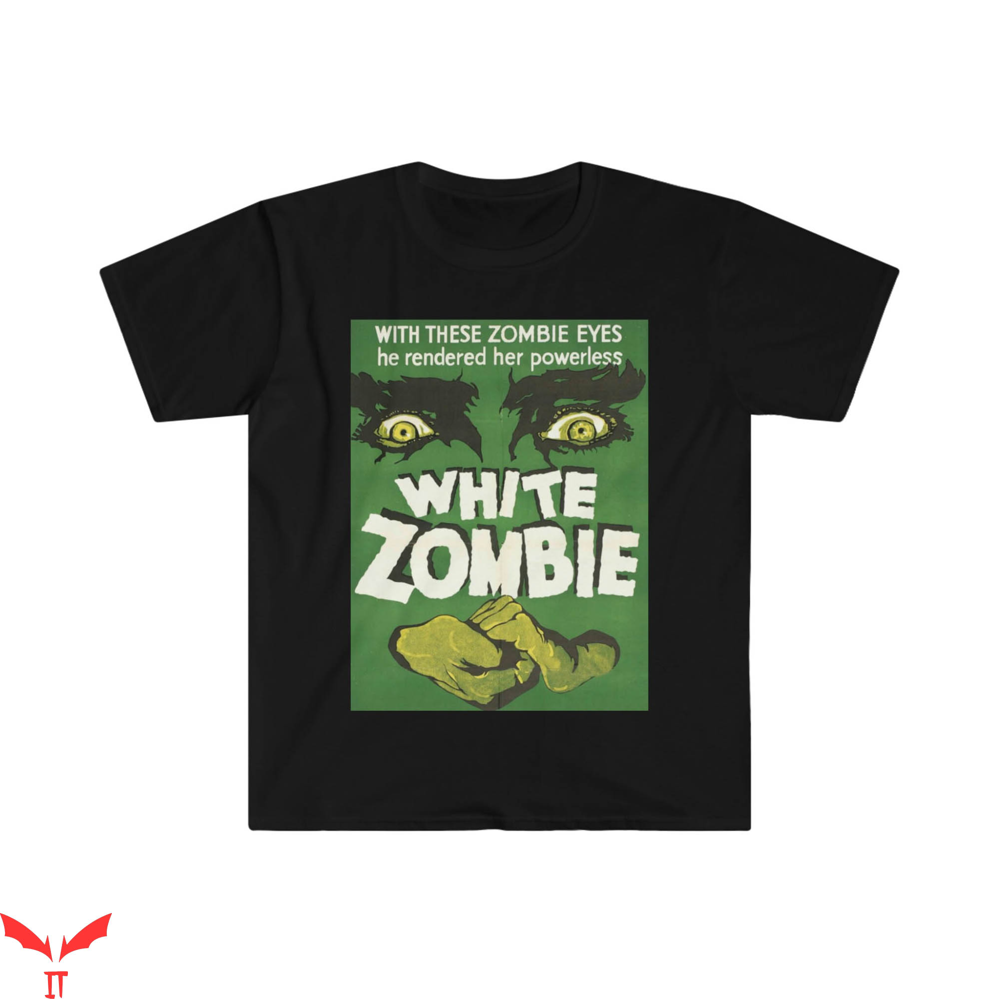 White Zombie T-Shirt Halloween Scary Horror Tee shirt