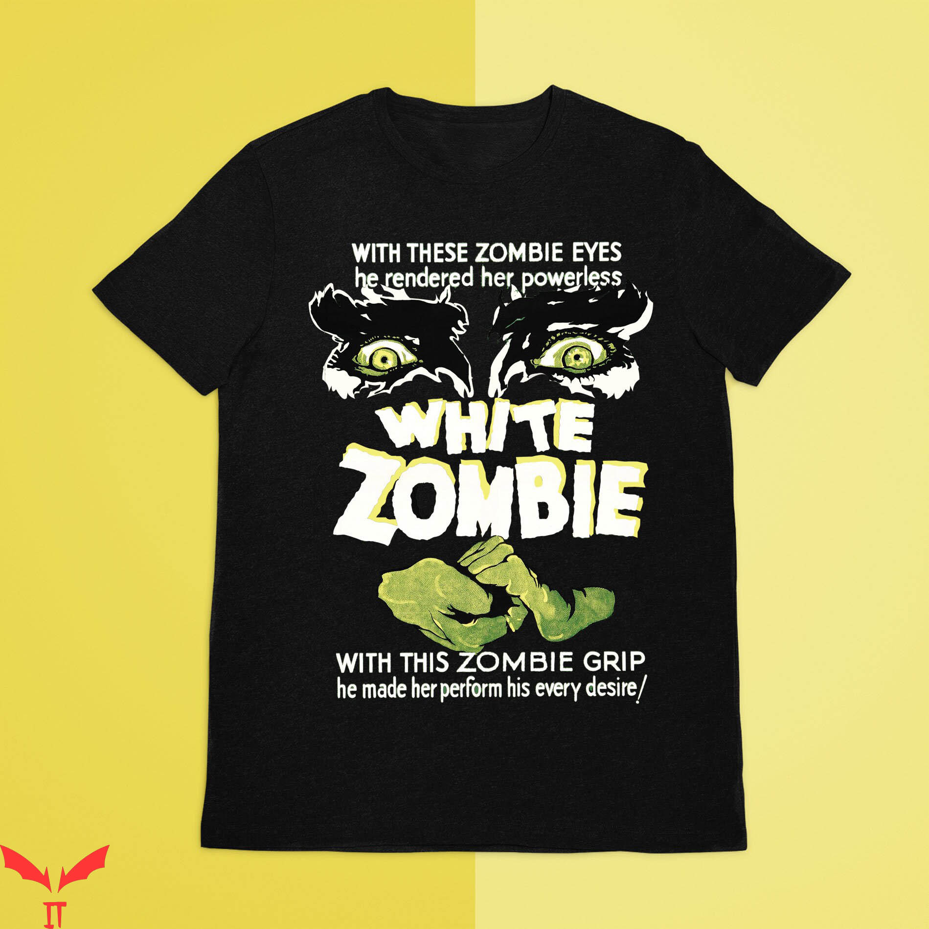White Zombie T-Shirt Horror Halloween Scary Tee Shirt