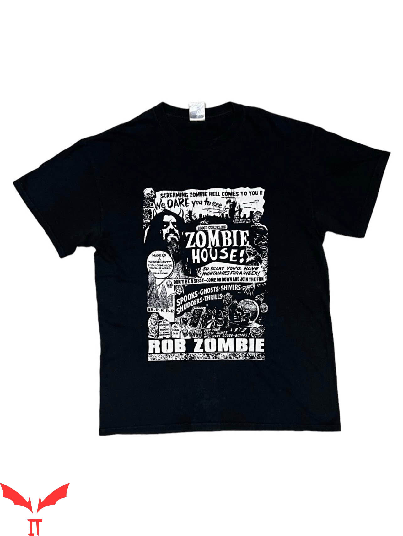 White Zombie T-Shirt Vintage Band Heavy Metal Rob Zombie