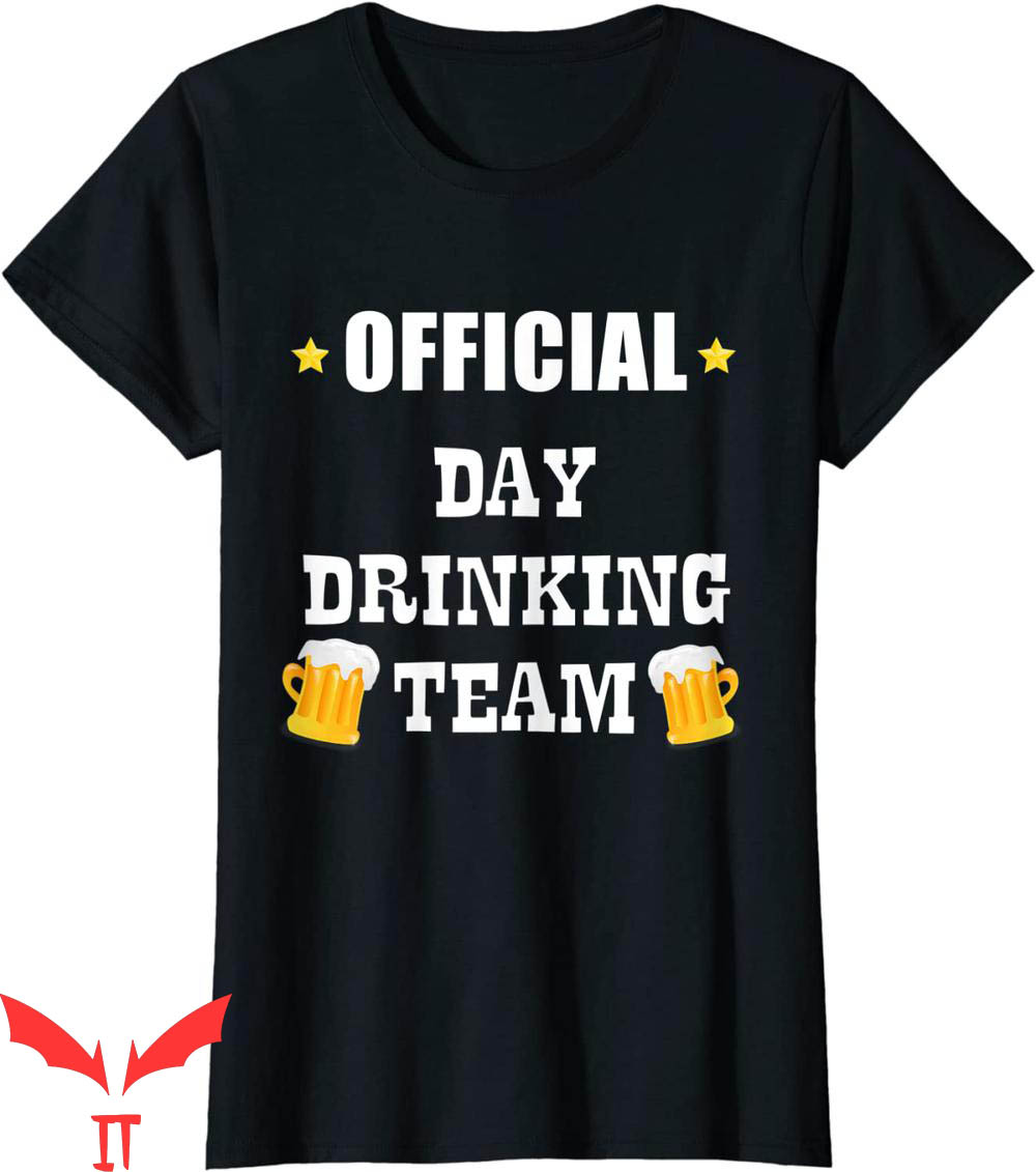 Womens Beer T-Shirt Official Day Drinking Team Beer Liquor