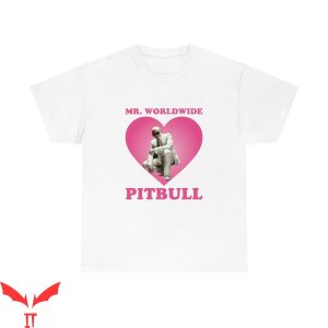 Worldwide Tour T-Shirt Mr Worldwide Pitbull Heart Shirt