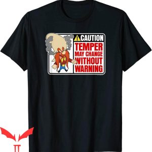 Yosemite Sam T-Shirt Looney Tunes Caution Temper May Change