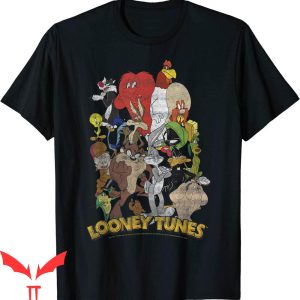 Yosemite Sam T-Shirt Looney Tunes Character Stack Group