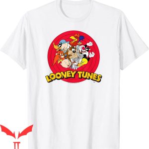 Yosemite Sam T-Shirt Looney Tunes Group Logo Cartoon Tee
