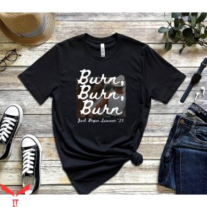 Zach Bryan T-Shirt Burn Burn Burn Tour Front And Back Tee