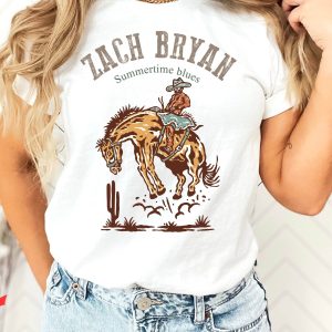 Zach Bryan T-Shirt Cowboy Tour Concert Country Music Tee