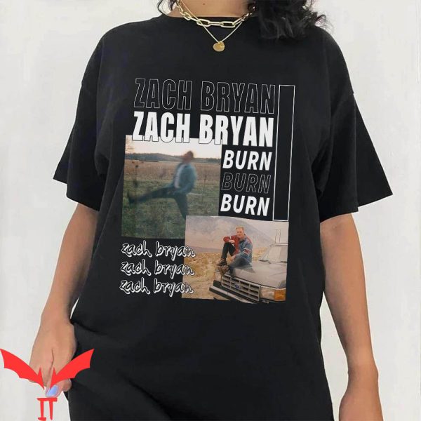 Zach Bryan T-Shirt North American Tour Music Concert Tee