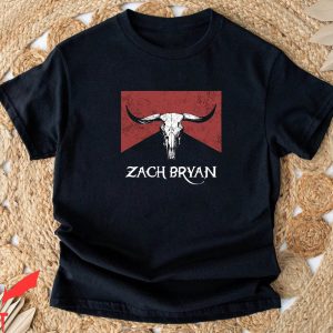 Zach Bryan T-Shirt Something In The Orange Bull Skull Shirt