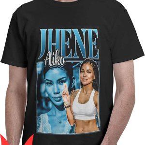Jhene Aiko T-Shirt Hakla Cool Round Sleeve