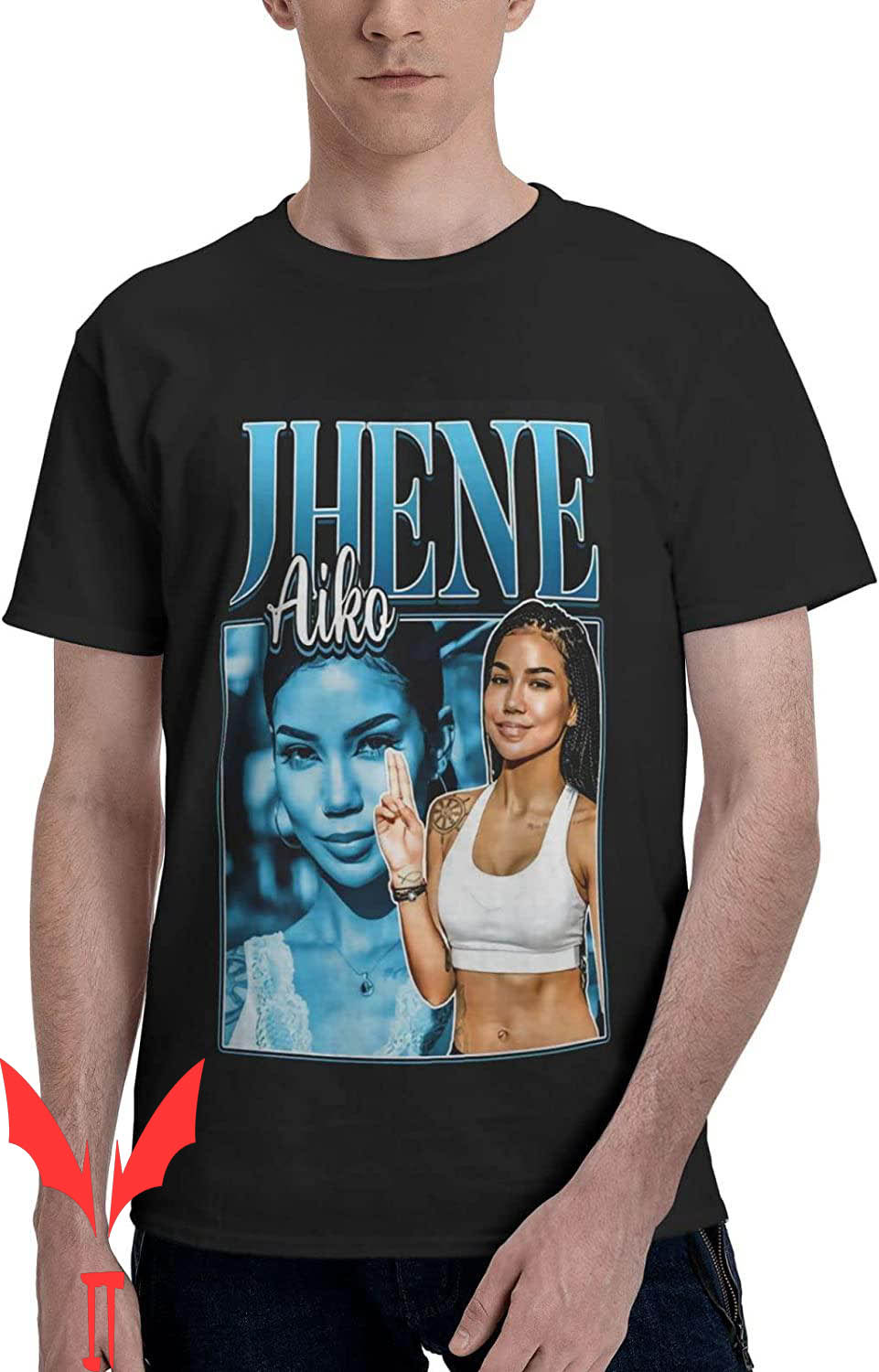 Jhene Aiko T-Shirt Hakla Cool Round Sleeve Jhene Aiko T-Shirt Hakla Cool Round Sleeve