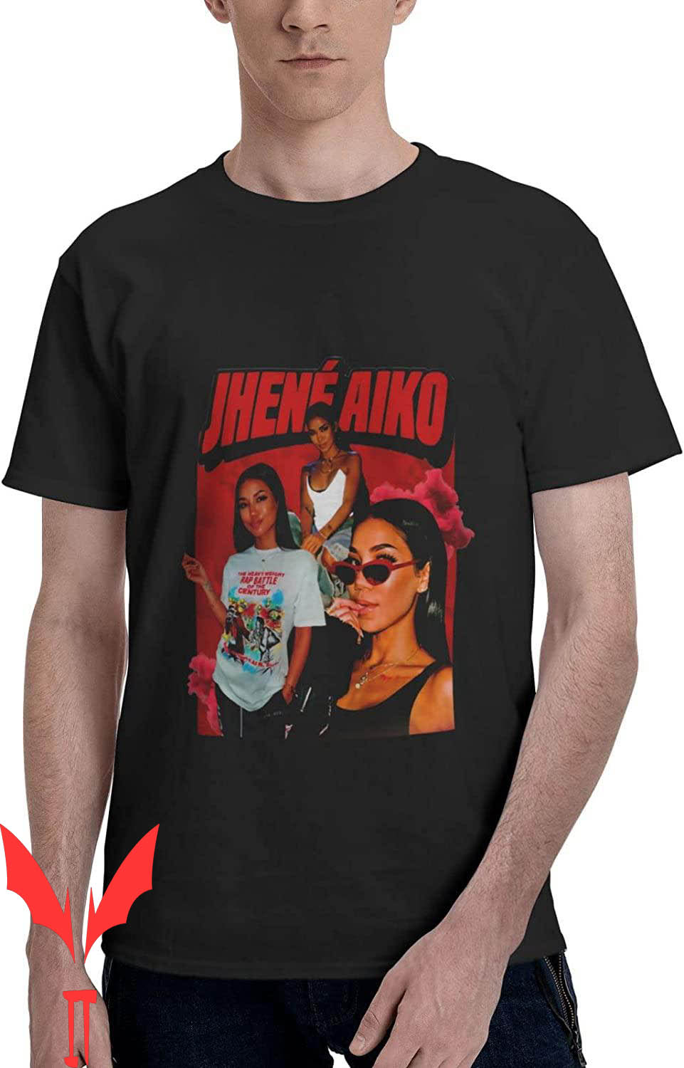 Jhene Aiko T-Shirt Novelty Round Cotton Sleeve Jhene Aiko T-Shirt Novelty Round Cotton Sleeve