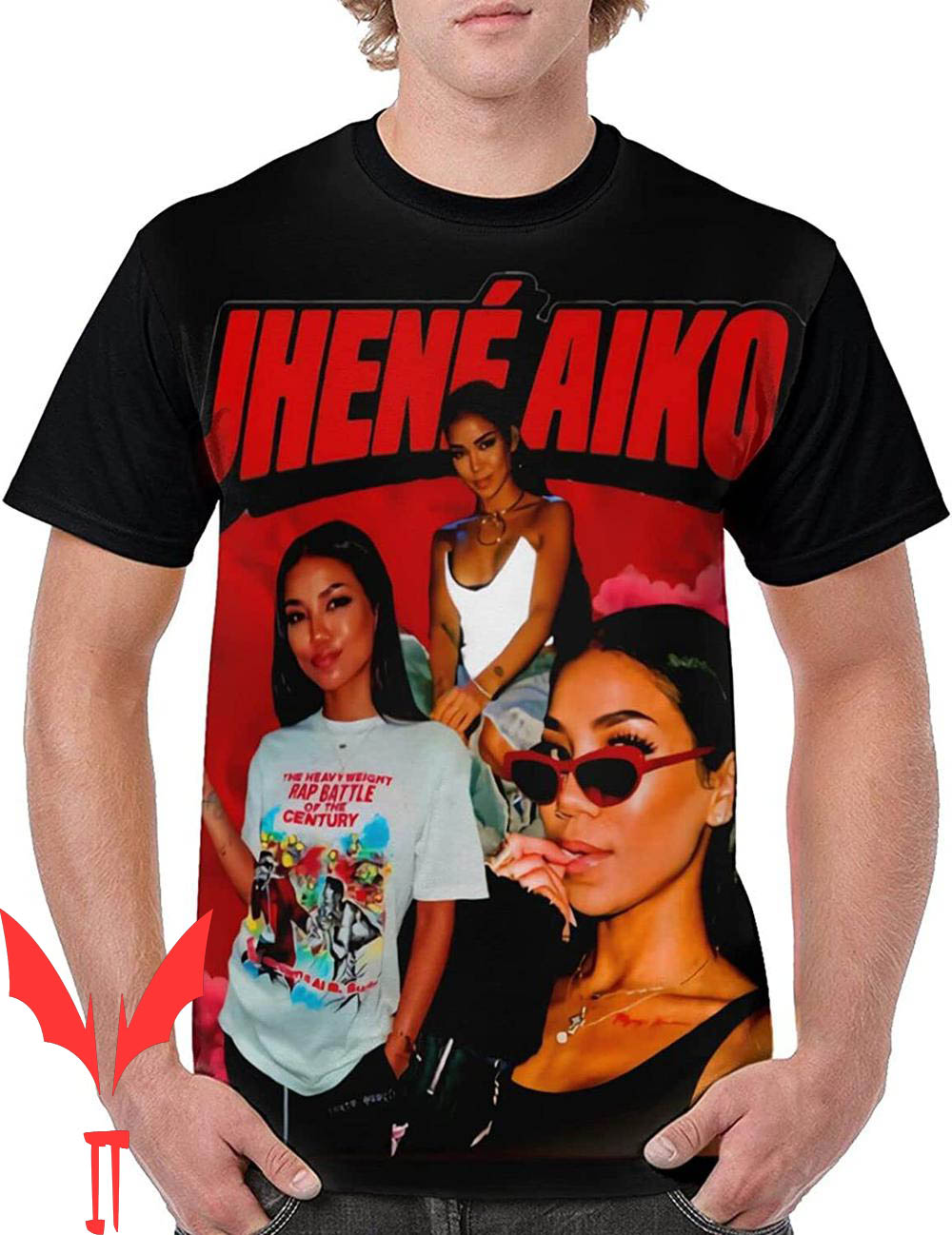 Jhene Aiko T-Shirt Hakla Casual Round Sleeve Jhene Aiko T-Shirt Hakla Casual Round Sleeve