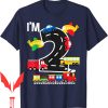 Car Birthday T-Shirt I’m 2 Train Car Fire Truck Airplane