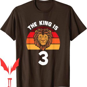 Lion King Birthday T-Shirt The 3 Animal Themed Party Apparel