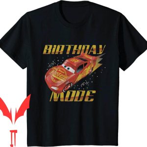 Car Birthday T-Shirt Disney PIXAR Lightning McQueen Mode