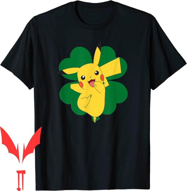 Pikachu Birthday T-Shirt Pokemon St. Patrick’s Day Lucky