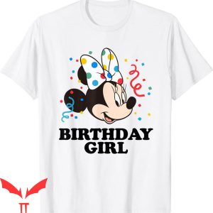 1st Birthday Minnie Mouse T-Shirt Disney Birthday Girl Tee