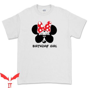 1st Birthday Minnie Mouse T-Shirt Disney Family Funny Tee