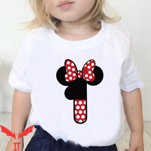 1st Birthday Minnie Mouse T-Shirt Family Matching Birthday