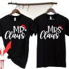 Mr And Mrs T-Shirt Claus Couples Christmas Sweatshirt