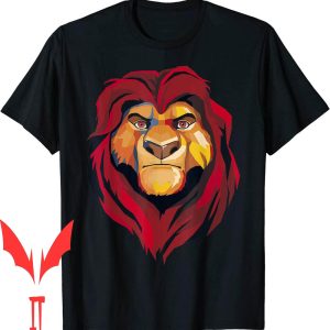 Lion King Birthday T-Shirt Disney The Mufasa Artistic Face Portrait